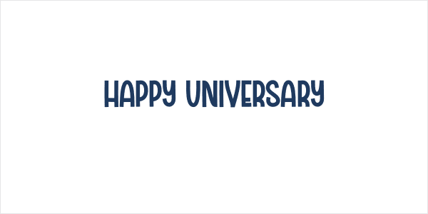 Happy Universary Logo