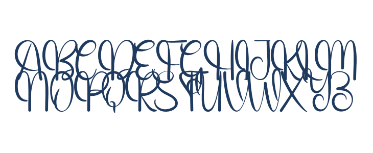 Happy Valentine Uppercase
