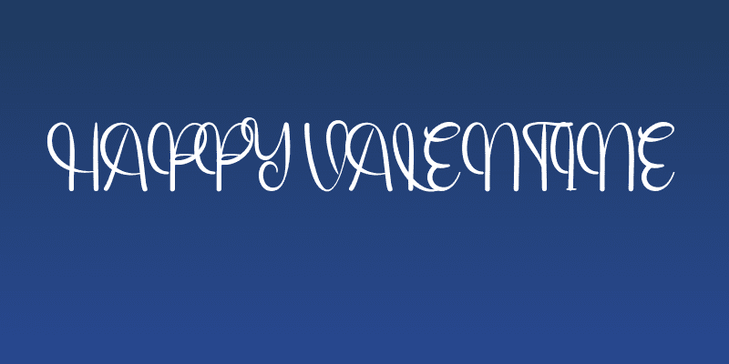 Happy Valentine Social Header