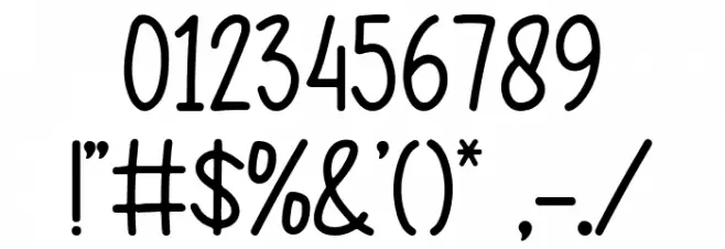 Happy Wedding Font OTHER CHARS