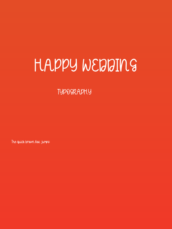 Happy Wedding Poster