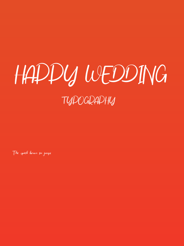 Happy Wedding Poster