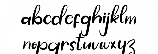 Happy Wedding Caratteri MINUSCOLO