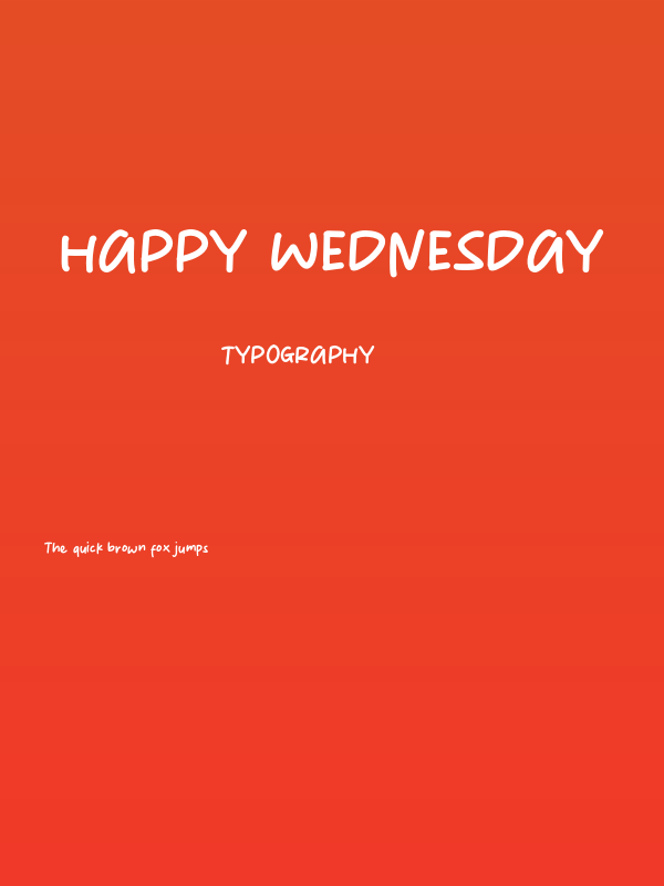 Happy Wednesday Poster