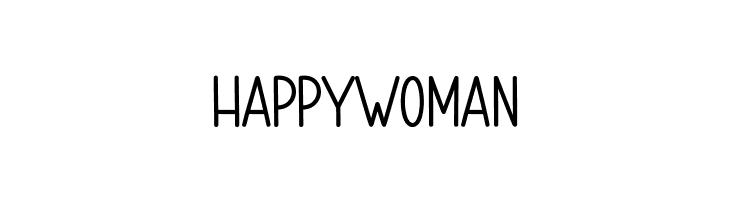 Happy Woman  免费字体下载