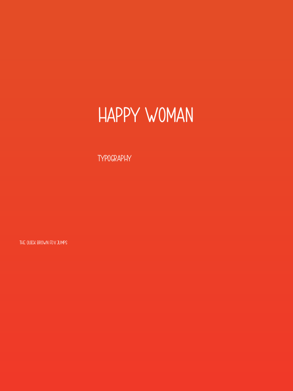 Happy Woman Poster