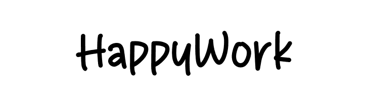 Happy Work  Fuentes Gratis Descargar