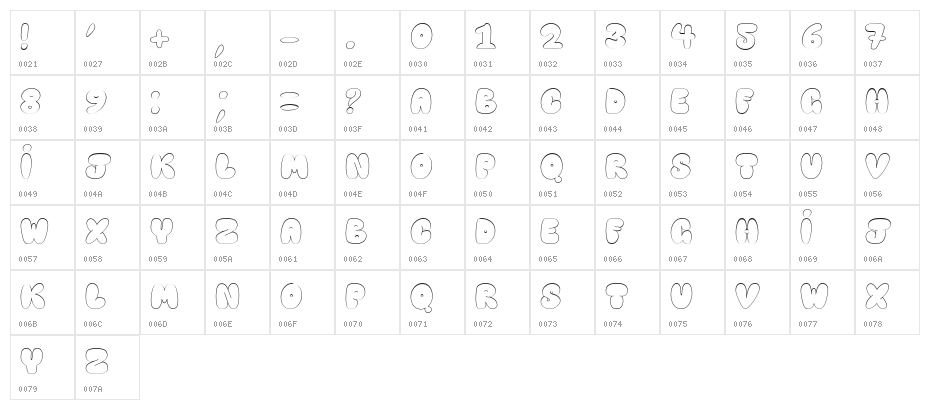 Happy brown cat Character Map