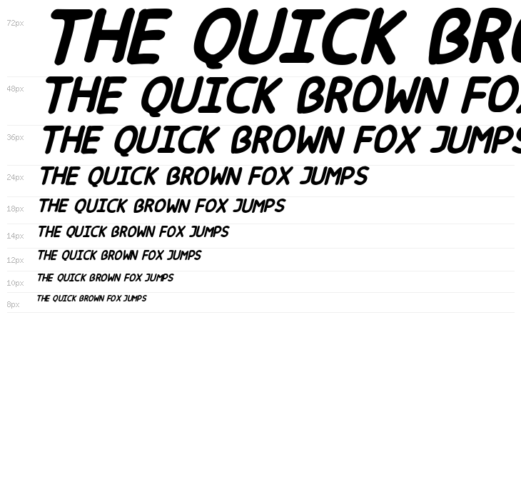 Happy markers Italic Waterfall