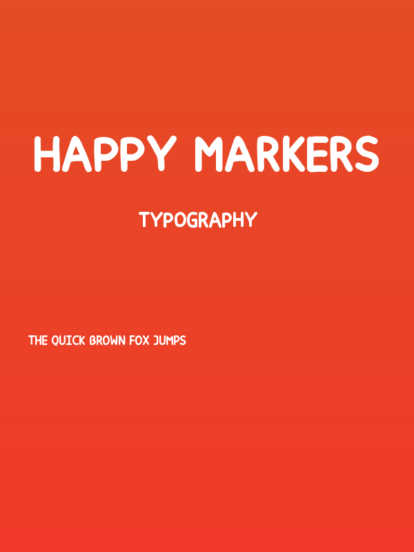 Happy markers Poster