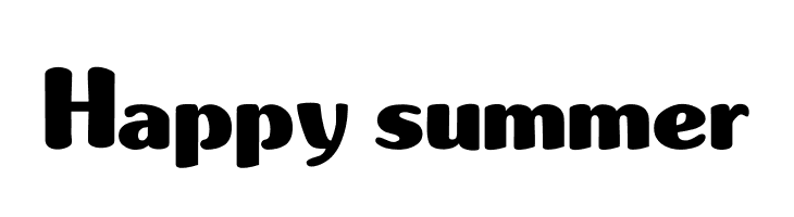 Happy summer  नि: शुल्क फ़ॉन्ट्स डाउनलोड