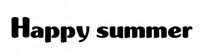 Happy summer  Скачать бесплатные шрифты