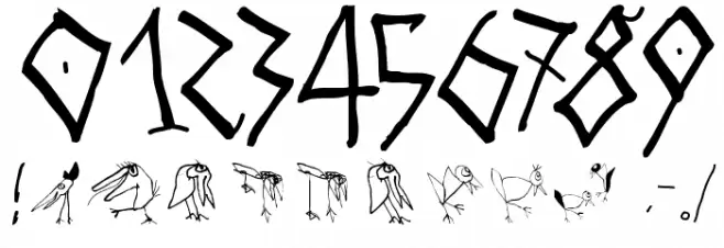 HappyBirdsDay-Medium Font OTHER CHARS