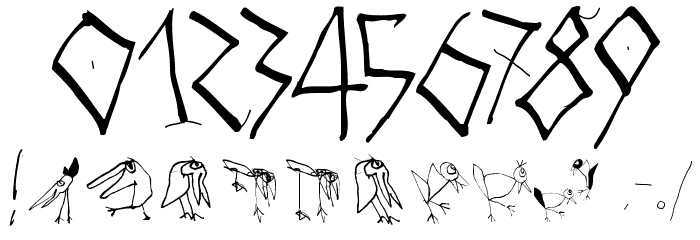HappyBirdsDay Font OTHER CHARS