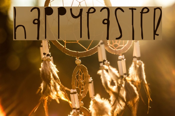 HappyEaster Font examples