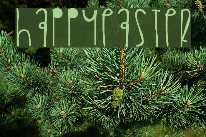 HappyEaster Font examples