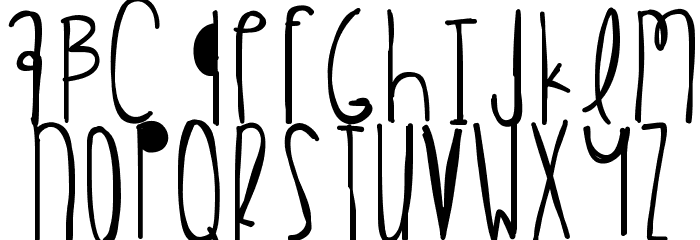 HappyEaster Font LOWERCASE