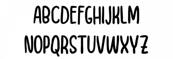 HappyFeet Fuentes MAYÚSCULAS