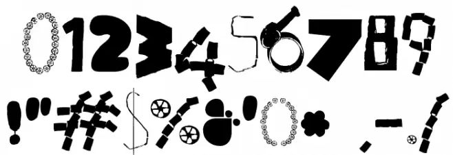 HappyFrushZero Schriftart Anderer Schreiben