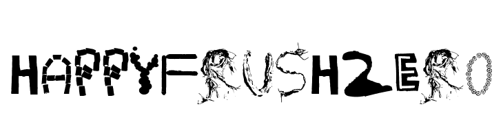 HappyFrushZero Font