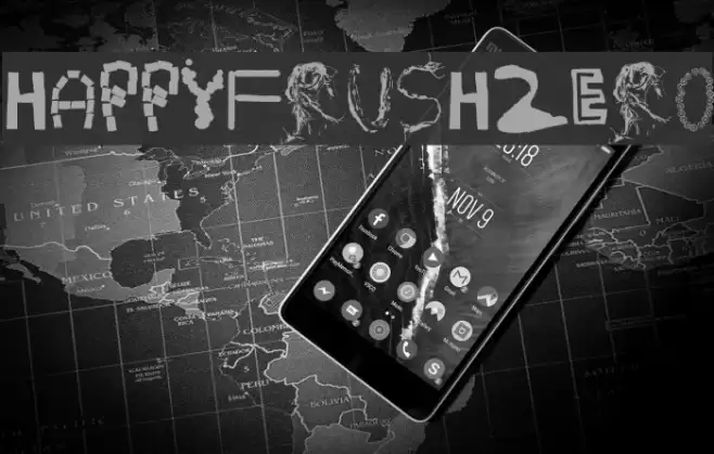 HappyFrushZero Schriftart examples