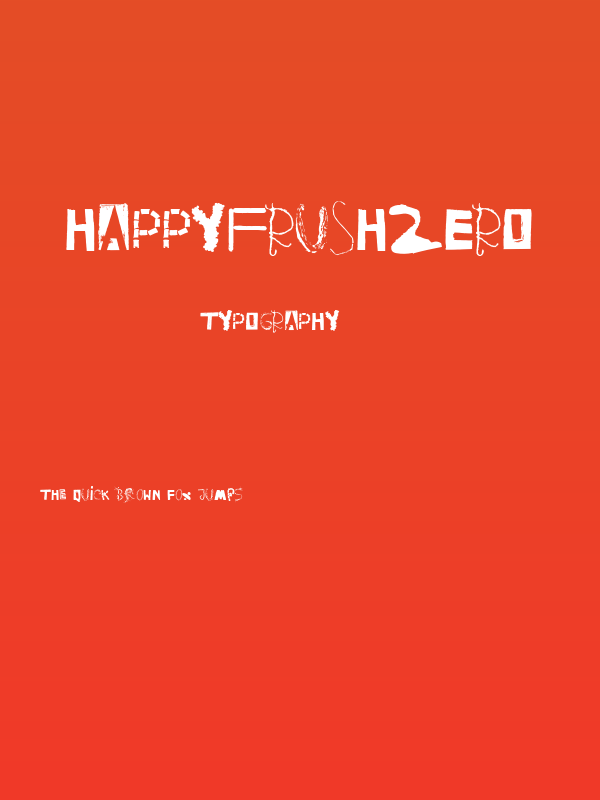 HappyFrushZero Poster