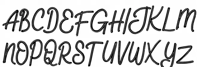 HappyFunFREE フォント 大文字