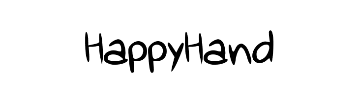 HappyHand  Free Fonts Download