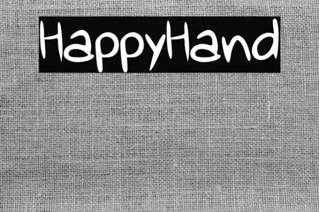 HappyHand Caratteri examples
