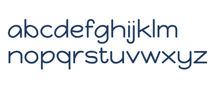 HappyMonkey Regular Lowercase