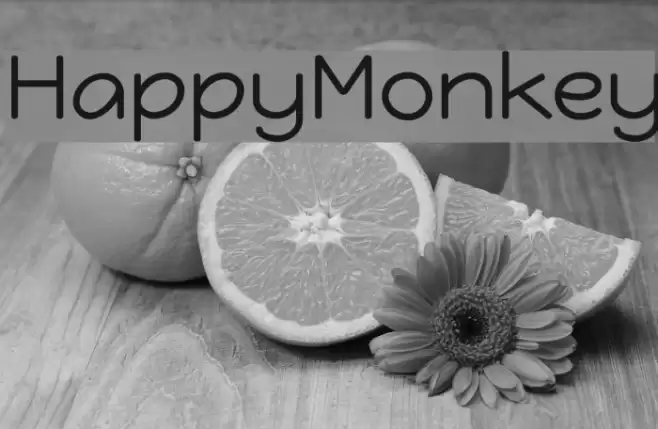 HappyMonkey Font examples