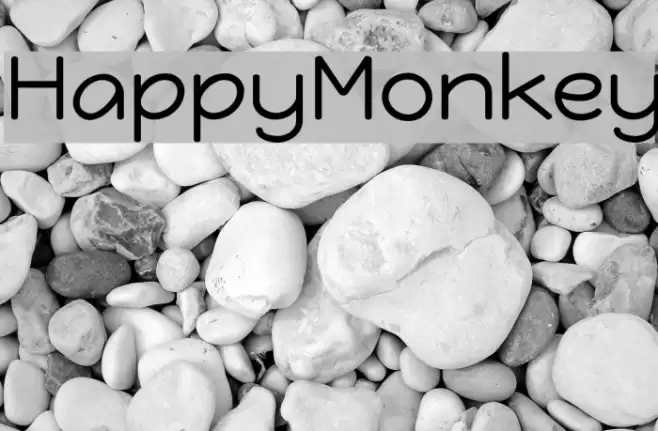 HappyMonkey Font examples