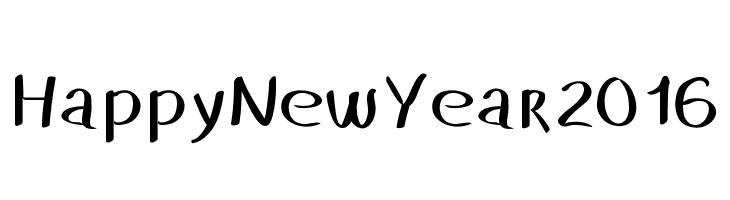 HappyNewYear2016  Free Fonts Download