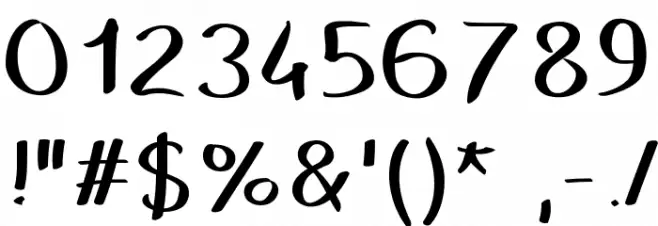 HappyNewYear2016 Font OTHER CHARS