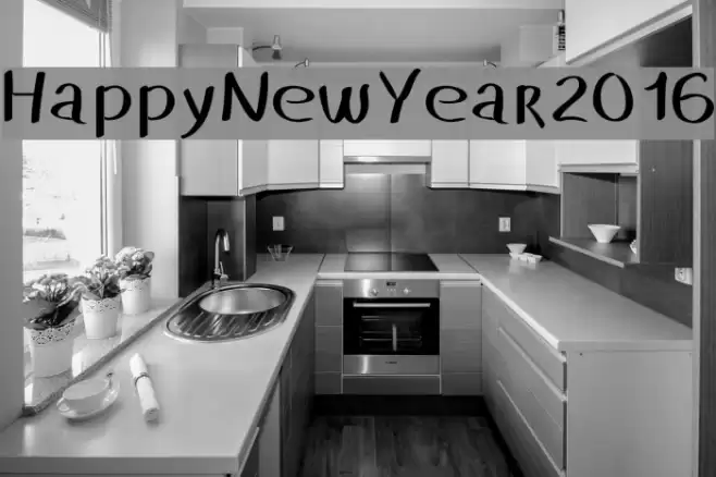 HappyNewYear2016 Font examples