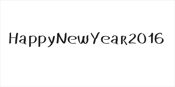 HappyNewYear2016 Logo