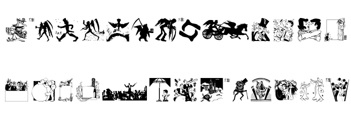 HappyNewYear Font Litere mici