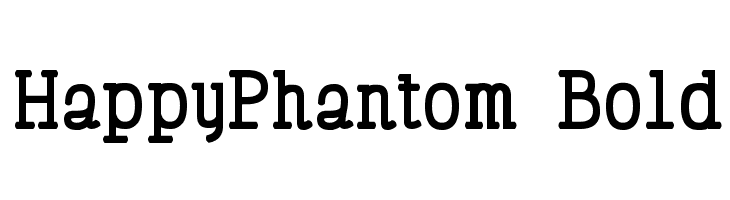 HappyPhantom Bold  Fuentes Gratis Descargar