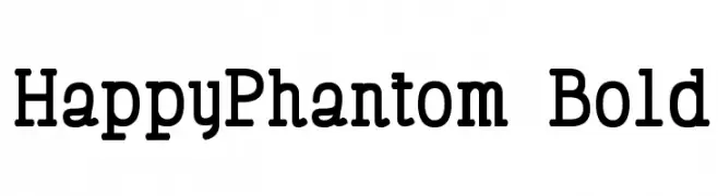 HappyPhantom Bold  Fuentes Gratis Descargar