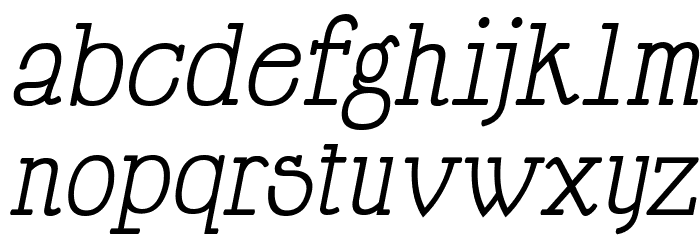 HappyPhantom Italic Font LOWERCASE