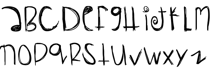 HappyPrada Font LOWERCASE
