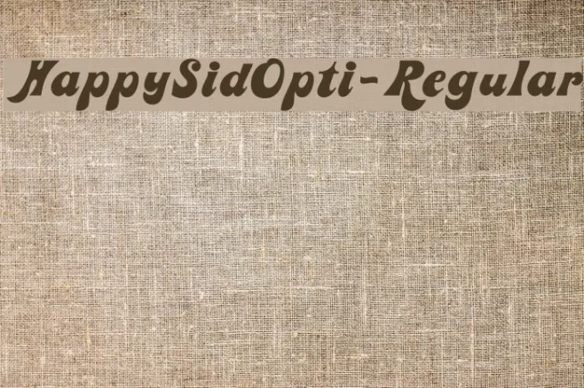HappySidOpti-Regular Example 2
