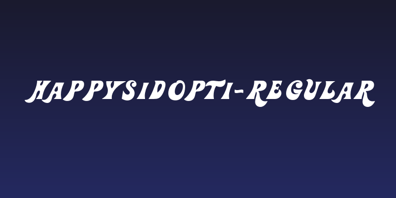 HappySidOpti-Regular Social Header