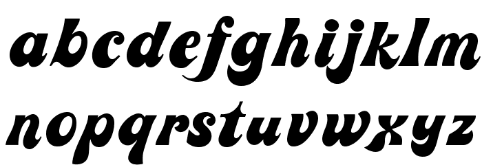 HappySidOpti-Regular Font LOWERCASE