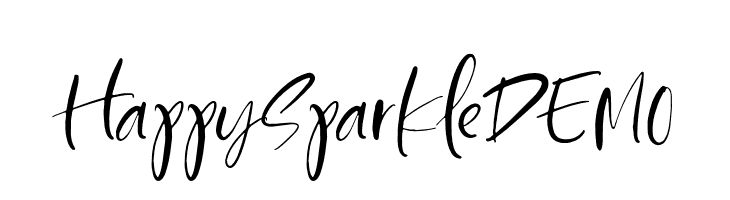HappySparkleDEMO  नि: शुल्क फ़ॉन्ट्स डाउनलोड