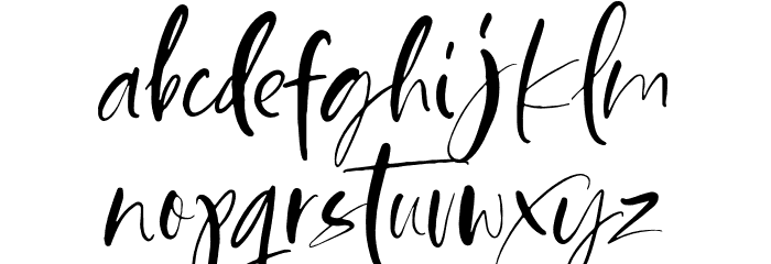 HappySparkleDEMO Font LOWERCASE