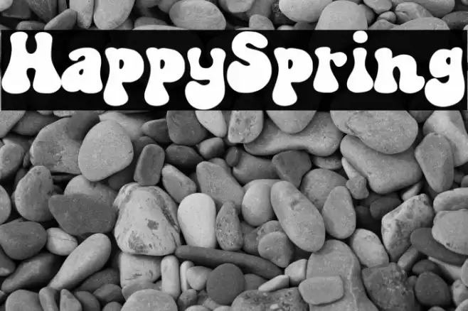 HappySpring Font examples