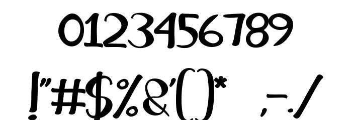 HappySunday Font OTHER CHARS