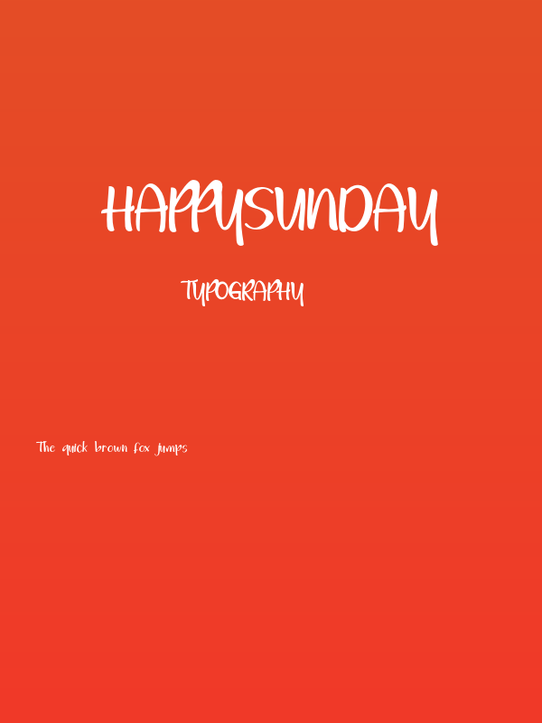 HappySunday Poster