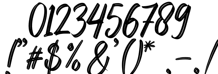 HappyTimeRegular Font OTHER CHARS